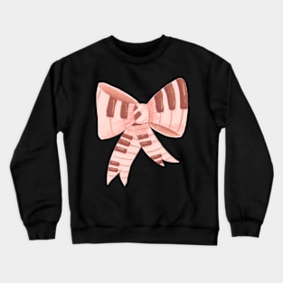 Piano key ribbon Crewneck Sweatshirt